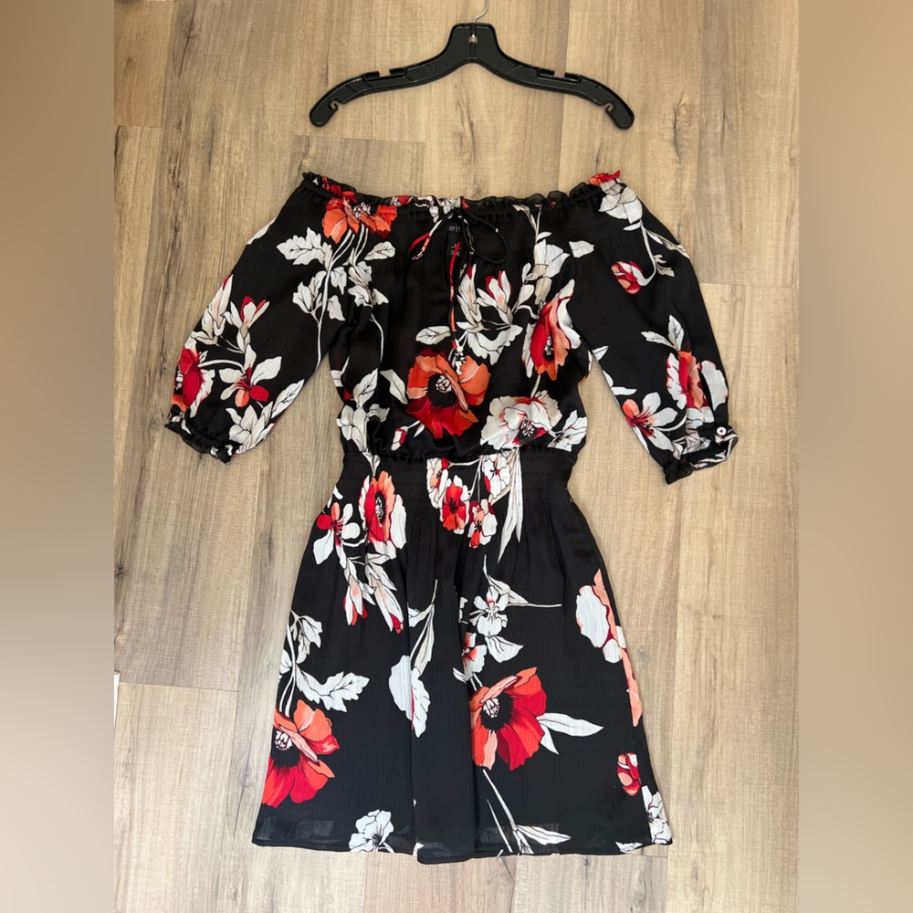 Floral Off-Shoulder Dress
